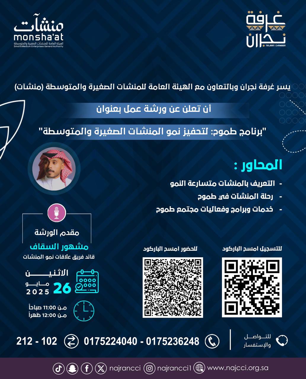 ورشة عمل برنامج طموح لتحفيز نمو المنشآت الصغيرة والمتوسطة