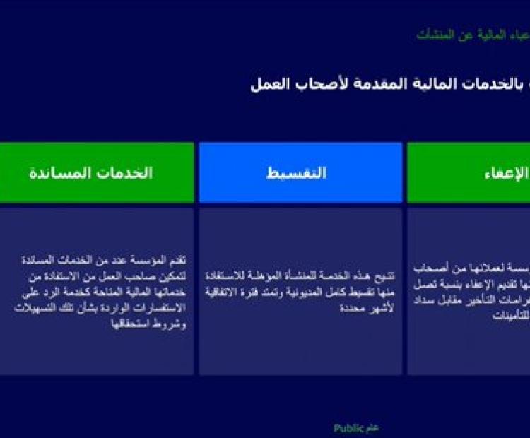 ورشة عمل عن بُعد بعنوان” تخفيف الأعباء المالية لأصحاب العمل “